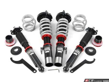 ES#4691030 - 051535LA01 - ECS Performance Adjustable Coilover System - E30 - 51mm - Dial in your suspension with 32 way adjustable damping coilovers to improve the performance, comfort, and style of your E30! - ECS - BMW