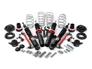 ES#4348653 - 003929lb02KT -  MK7/MK8/8v Adjustable Damping Coilover System - With Installation Kit - Features 32 way adjustable damping, variable length, zinc-coated shock bodies and performance sway bar end links. Includes all new mounts, bearings and hardware for a comprehensive suspension package. - ECS - Audi Volkswagen