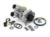 ES#3663665 - 06h121026ddktKT4 - Upgraded Aluminum Water Pump Kit - Includes a new water pump, belt, aluminum thermostat/housing, temperature sensor, aluminum union piece & hardware. - Assembled By ECS - Audi Volkswagen