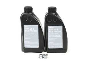 ES#4820555 - e821mmtKT - Manual Transmission Service Kit - Includes the fluid and plugs needed to replace your manual transmission's fluid - Featuring Genuine BMW MTF LT-5 Fluid and drain/fill plugs - Genuine BMW - BMW