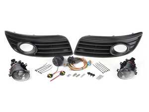 ES#513991 - MK5GtFGZZA - Fog Light Conversion Kit - ZiZa Brand Projector With Golf GT Grilles - (NO LONGER AVAILABLE) - Complete kit to install fog lights on your Jetta, a 38 piece kit - ECS - 