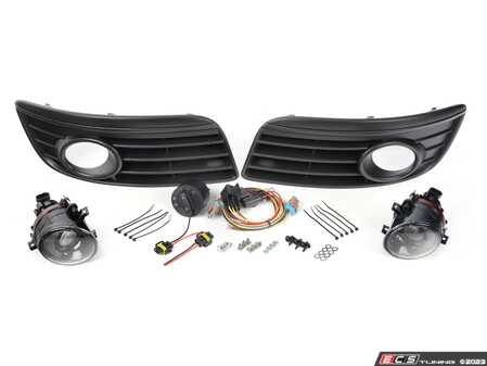 ES#513991 - MK5GtFGZZA - Fog Light Conversion Kit - ZiZa Brand Projector With Golf GT Grilles - (NO LONGER AVAILABLE) - Complete kit to install fog lights on your Jetta, a 38 piece kit - ECS - 