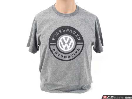 ES#4058947 - DRG003770GRAMD - Volkswagen Auto T-Shirt - Graphite - Medium - Volkswagen Automotive graphic screen printed on the front - Genuine Volkswagen Audi - Volkswagen