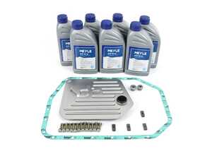 ES#4810506 - 3001350002 - Meyle Automatic Transmission Service Kit - 5HP24 (A5S440Z) - Includes a new gasket, transmission filter, installation hardware, and all of the Meyle ATF needed to service your transmission! - Meyle - BMW