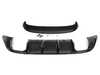 ES#4751336 - 027992ECSEBKT -  MK7.5 Golf R Gloss Black Rear Diffuser & Hatch Spoiler Extension - Add aggressive styling with our In-House Engineered Gloss Black Rear Diffuser and Trunk Spoiler! - Enthusiast Bundles - Volkswagen