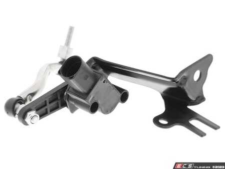 ES#4839882 - 8R0941285G - Front Headlight Level Sensor - Secured to the front control arm - Replace your faulty sensor to correct improperly aimed headlights - Vemo - Audi