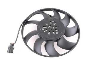 ES#4839884 - 8W0959455AD - Radiator Fan With Control Unit - Left  - Fan blade with the electronic control unit - Vemo - Audi
