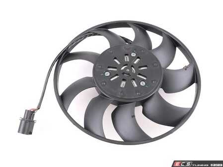 ES#4839884 - 8W0959455AD - Radiator Fan With Control Unit - Left  - Fan blade with the electronic control unit - Vemo - Audi
