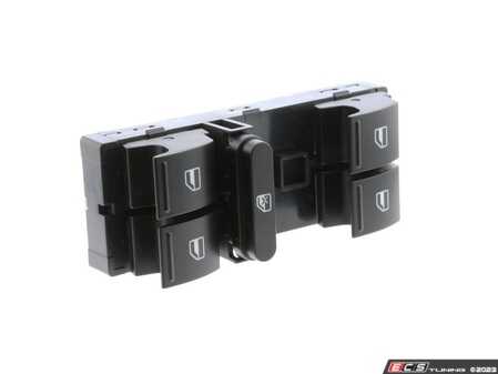 ES#4839897 - 1K4959857CREH -  Window Switch - Black - Window switch assembly located on the driver door - Vemo - Volkswagen