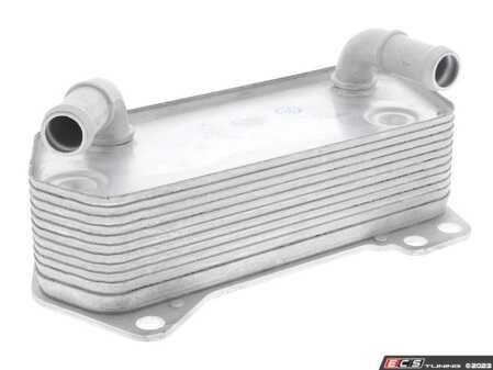 ES#4839902 - 02E409061D - Transmission Oil Cooler - Located on top of your vehicles transmission - Vemo - Audi Volkswagen