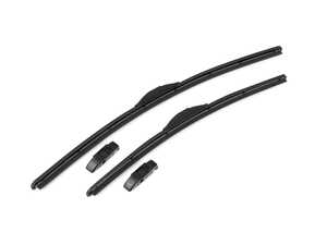 ES#4789458 - kb-ecs-ka00151KT - Kimblade Front CarbonFit Silicone Windshield Wiper Set - Next generation wiper technology, featuring CNT-reinforced silicone inserts for maximum performance and longevity. By Kimblade, for ECS. - KIMBLADE for ECS - Audi BMW Volkswagen