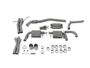 ES#4840017 - 050343LA01 - Audi B8/8R Q5 2.0T Cat Back Exhaust System - Choose between Resonated or Non Resonated configurations along with your choice of exhaust tips and more! - ECS - Audi