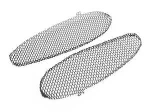 ES#4687463 - E362.BLACK - Rennline 991 Turbo Intake Grill Screens - Black - Add a modern spin on the classic Porsche design to your 991 Turbo! - Rennline - Porsche