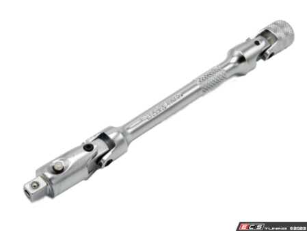 ES#4840118 - DSE46A - 1/4" Dual Swivel Extension, 6" Long With Spring-Loaded Square Drive - A sturdy extension with dual swivel heads to get to hard-to reach areas! - VIM Tools - Audi BMW Volkswagen Mercedes Benz MINI Porsche