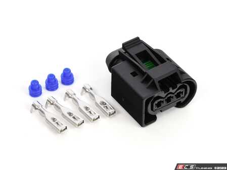 ES#4772588 - 12521433916 - 3 Pin Connector - Includes connector housing with terminals and seals. Commonly used for the crankshaft position sensor. - ECS - BMW