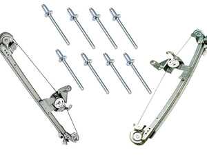 ES#4709028 - 2107301546KT2 - W210 E Class Rear Window Regulators Kit - With Hardware  - Featuring Hamburg Technic Rear Left & Right Side Window Regulators With Hardware! - Hamburg Tech - Mercedes Benz
