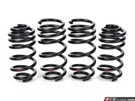 ES#4714528 - 051204LA01-A - B9 A4 / S4 Lowering Spring Set - Dramatically improve looks and handling with and average lowering up to 1.5" front and rear. - ECS - Audi