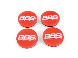 ES#4830798 - HW58071062.4 - BBS Center Cap 70mm Red/Silver 3D Floating (Cast Wheels Only) - Set Of 4 - BBS - 