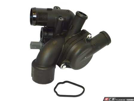 ES#3560403 - 95510611100 - Thermostat Housing - Coolant Distribution Point - Hamburg Tech - Porsche