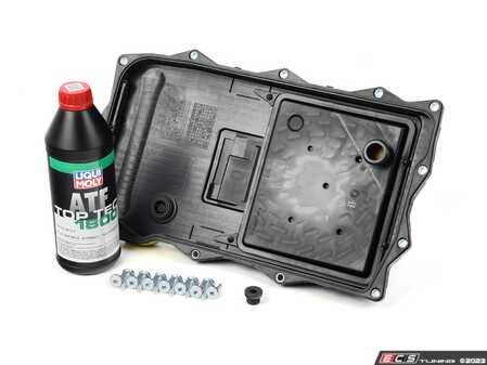 ES#4820674 - ZF8HPATSKT2 - Automatic Transmission Service Kit - Includes all the necessary components for a complete transmission service - Featuring a new Hengst filter, Liqui-Moly Top Tec 1800 ATF, a pan gasket, pan installation hardware, and fill & drain plugs - Assembled By ECS - BMW