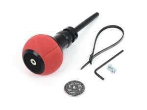 ES#4424383 - GS2-BMA-2SRU - GS2 Automatic Shift Knob - Black w/ Red Alcantara  - Just because your BMW doesn't have a third pedal, doesn't mean it should be stuck with some goofy shifter. - Black Forest Industries - BMW