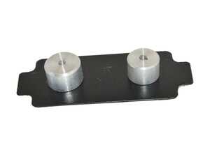 ES#2816596 - 98735108801 - Front Brake Pad Shim - Priced Each - Prevents brake squeal - Hamburg Tech - Porsche