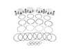 ES#3675520 - 345812 - JE Performance Forged Piston Set - Includes rings, wire locks, and 22mm wrist pins - 82.5mm bore (stock), 9.6:1 CR, 92.8mm stroke (stock) - JE Piston - Audi Volkswagen