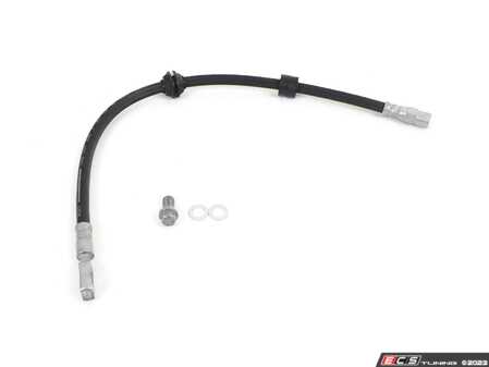ES#2882184 - 1H0611701B - Front Brake Hose - Priced Each - Hose located from hard line attached to body to front caliper - Vaico - Volkswagen