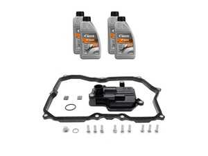 ES#4840256 - 09M325429-kit2 - 6-Speed Automatic Transmission Service Kit - Without Service Tool - Save time and money with a transmission service kit from Vaico. Includes Vaico trans fluid, filter, and a pan gasket. - Vaico - Audi Volkswagen