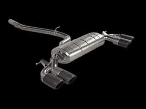 ES#4840393 - S-AU/TI/18H - Evolution Line (Titanium) Exhaust System  - Produces a smooth, rich sound at normal cruising, with a deep and sporty tone when driving the Audi S3 more dynamically. - Akrapovic - Audi