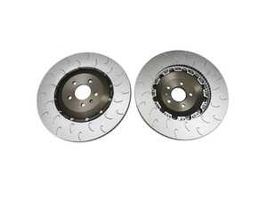 ES#4840415 - 034-301-1016 - 2-Piece Floating Front Brake Rotor Upgrade Kit (400x38) - 2-Piece Floating Front Brake Rotor Upgrade Kit is a complete replacement brake rotor kit, designed to work with the factory front calipers - 034Motorsport - Audi