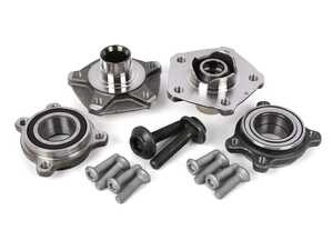 ES#4708020 - 8W0501652DKT - Wheel Bearing/Hub Assembly Kit - Rear - Replaces both Right and Left side with hardware. - Genuine Volkswagen Audi - Audi