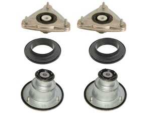 ES#4840472 - 20002-00004 - Porsche 986 987 Boxster Cayman Front & Rear Upper Strut Mounts - Set Of 6 - Featuring Hamburg Technic Shock Mounting Refresh Kit! - Hamburg Tech - Porsche
