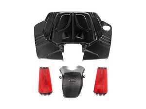 ES#4840499 - EVE-CYNV6-CF-INT - Eventuri Porsche Cayenne 3.0 Turbo V6 Black Carbon Intake System - Enhance your engine's performance with this Eventuri Carbon Fiber Intake! - Eventuri - Porsche