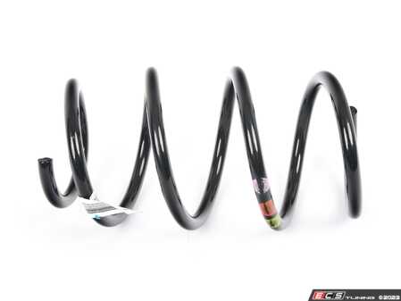 ES#2743606 - 5QM411105AB - Front spring - priced each - Restore factory ride - Genuine Volkswagen Audi - Volkswagen