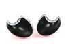 ES#4694044 - 51162754916RDNPF - Red Mirror Cap Covers - Set - Attaches to the front of the side mirror housing over the stock mirror cap, peel and stick - ECS - MINI