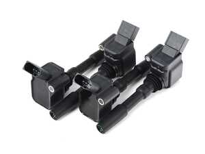 ES#4464725 - VTTCOILVAGBLK4 - VTT Upgraded Ignition Coil Kit - Black - Set Of Four - Exceeds the performance of factory RS3 coils and provides much higher spark output - Vargas Turbo Technologies - Audi Volkswagen