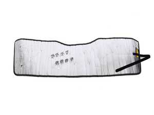 ES#4506059 - 2161-R1-Silver - Sunshades for Rivian R1S - Silver / Rear Window - Heatshield - 
