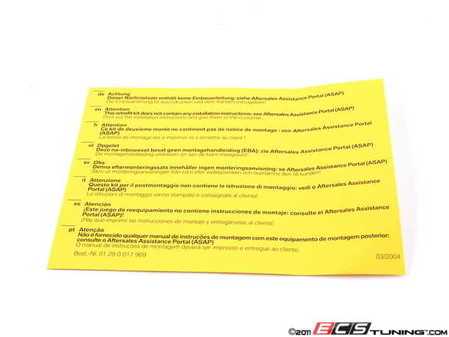 ES#241047 - 01290017969 - STICK-ON LABEL - Genuine BMW - BMW