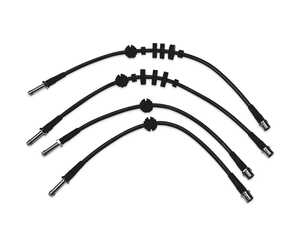 ES#4841506 - 034-303-0022 - Front & Rear Stainless Braided Brake Line Kit - Replace your stock rubber brake hoses with these performance-minded stainless steel braided lines - 034Motorsport - Audi