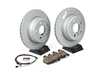 ES#4815882 - 34116857096KT4 - Rear Brake Service Kit - Includes rear rotors, pads, wear sensor, and associated hardware. - Assembled By ECS - BMW