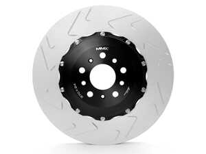 ES#4842622 - MMR30-1002R - 2-Piece Rear Brake Rotor Pair - 370mm - Improve braking performance with these slotted 2-piece rotors from MMX Performance - MMX Performance - BMW