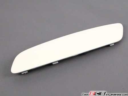 ES#251482 - 1K0807717BGRU - Front Bumper Molding - Left - Trim molding located under headlight before lower grille - Genuine Volkswagen Audi - Volkswagen