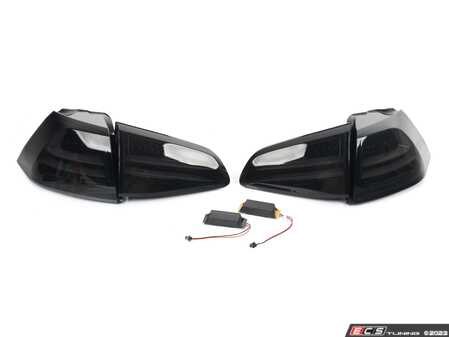 ES#4492549 - LTGLF15BBLEDTM - LED Tail Lights - Featuring a glossy black housing with a smoked lens - Spec-D Tuning - Volkswagen