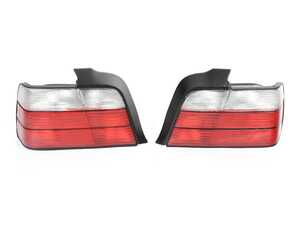 ES#4716243 - anz221216 - Anzo BMW Taillights - 3 Series E36 Sedan - Red/Clear - Plug and play red and clear housings for a unique look and improved visibility. Select your favorite bulbs! - Anzo - BMW