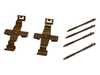 ES#4842721 - 8R0698269A - Porsche Brake Hardware Kit - Two Calipers  - Front Axle Fitment -  Includes (2) Spring Clip, and (4) Retaining Pins - Hamburg Tech - Porsche