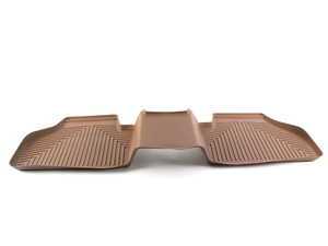 ES#2165982 - 82112210562 - Rear All-Weather Floor Mat - Beige - Heavy duty all weather liners with raised edges, the ultimate in all-weather protection - Genuine BMW - BMW