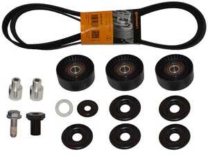 ES#4842864 - 997102-KIT4 - Drive Belt With Pulleys Kit - Accessory drive belt and pulley kit for cars with air conditioning (I573 option code) - Hamburg Tech - Porsche