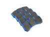 ES#4766493 - BBK033BLU-1 - Racing Big Brake Kit - Blue - Upgrade your OE brakes to 355x32mm rotors with Apollo Calipers - EBC - Volkswagen