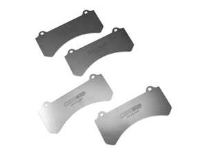 ES#4843177 - 034-3ZZ-0007 - 034Motorsport Titanium Brake Pad Shim Kit For RS+ Big Brake Package - Designed to reduce heat transfer between your brake pads and calipers, preventing brake fluid from overheating and fade during intense use. - 034Motorsport - Audi